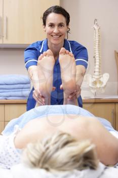 Royalty Free Photo of an Osteopath