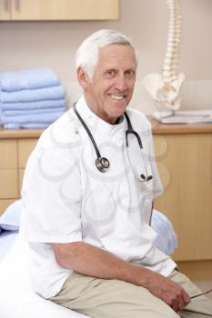 Royalty Free Photo of a Male Osteopath
