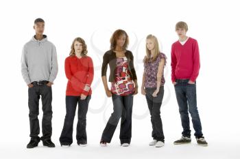 Royalty Free Photo of a Group of Teens