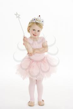 Little Girl Dressed As Fairy