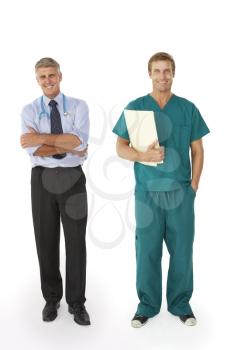 Two male medical professionals