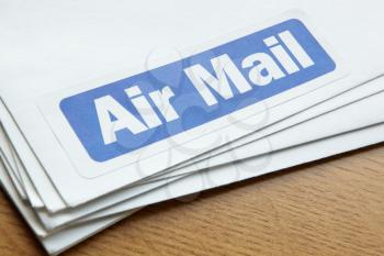 Air mail documents for despatch