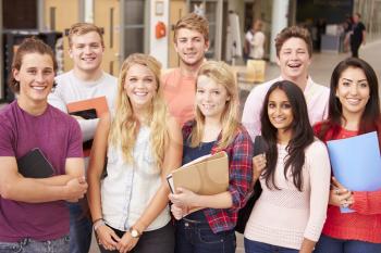 Group Portrait Of College Students