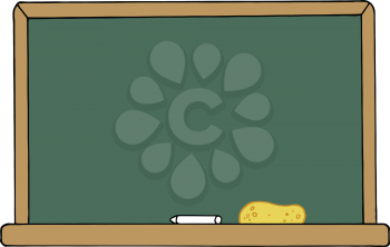 Royalty Free Clipart Image of a Chalkboard