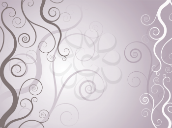 Background of decorative swirls