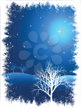 Winter styled background