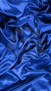 Background of blue satin