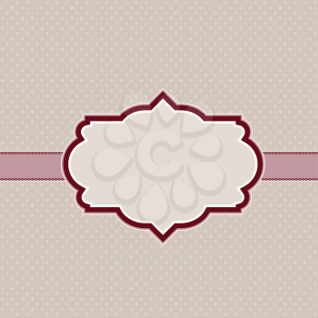 Cute label background - ideal for Valentines Day