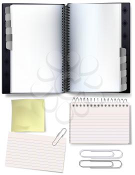 Royalty Free Clipart Image of Stationery