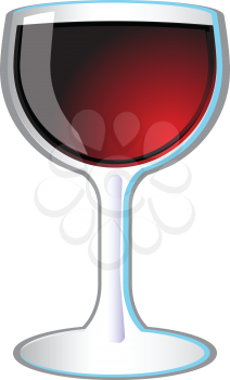 Royalty Free Clipart Image of a Wineglass