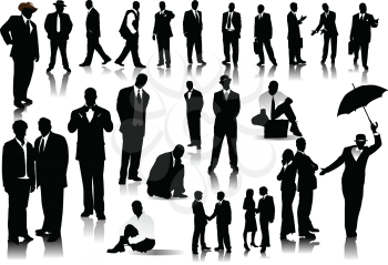 Royalty Free Clipart Image of Business People