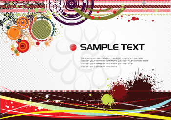 Royalty Free Clipart Image of a Grunge Background With Space for Text