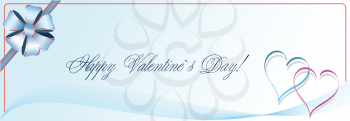 Envelope with for Valentine`s Day image. Vector. 3d