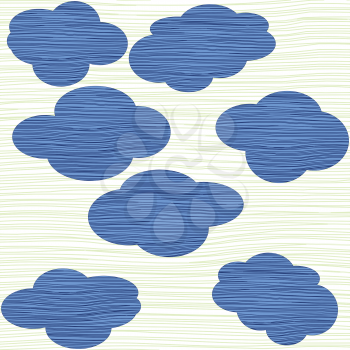 Royalty Free Clipart Image of Clouds