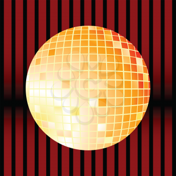 Royalty Free Clipart Image of a Disco Ball