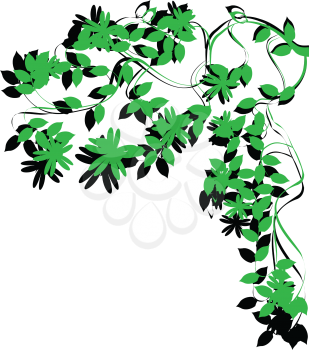 Royalty Free Clipart Image of Green Foliage