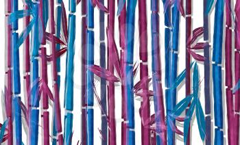 Abstract watercolor bamboo background