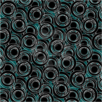 Royalty Free Clipart Image of an Abstract Circle Pattern