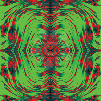 Royalty Free Clipart Image of a Green and Red Abstract Background