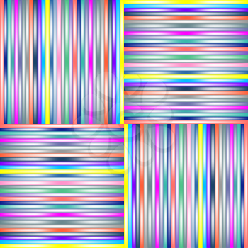 Royalty Free Clipart Image of Woven Striped Background