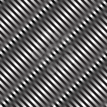 Royalty Free Clipart Image of Metallic Stripes