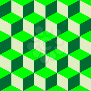 Royalty Free Clipart Image of a Green Block Background
