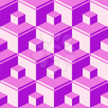 Royalty Free Clipart Image of a Purple Pattern