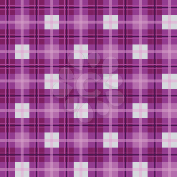 Royalty Free Clipart Image of a Purple Checkered Background