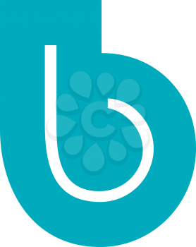 Royalty Free Clipart Image of a Lower Case B