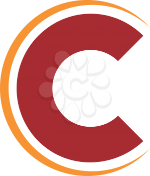 Royalty Free Clipart Image of a C