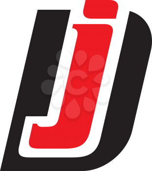 Royalty Free Clipart Image of a J