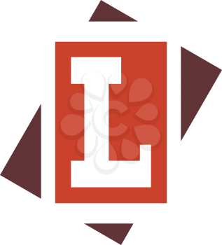 Royalty Free Clipart Image of an L