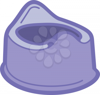 Royalty Free Clipart Image of a Child's Potty