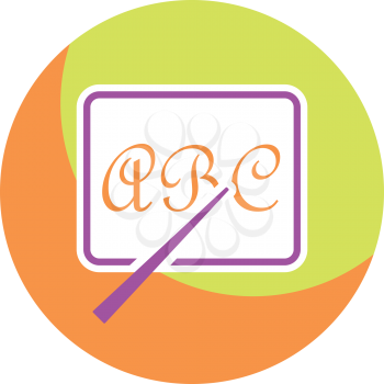 Royalty Free Clipart Image of ABC