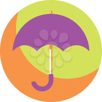 Royalty Free Clipart Image of an Umbrella