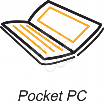 Royalty Free Clipart Image of a Pocket PC