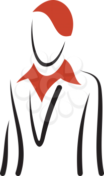 Royalty Free Clipart Image of a Businesswoman