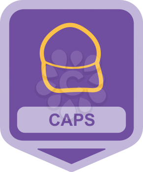 Royalty Free Clipart Image of a Cap