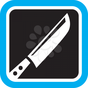 Royalty Free Clipart Image of a Knife