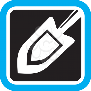Royalty Free Clipart Image of a Spade