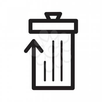 Royalty Free Clipart Image of a Garbage Can