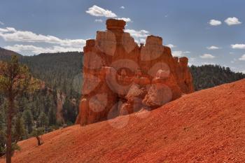 Royalty Free Photo of a Red Canyon in Utah