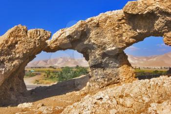 Royalty Free Photo of Mountains in the Jordanian Valley
