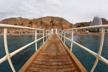 Royalty Free Photo of the Coast of Eilat