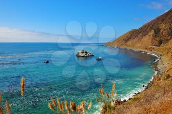 Royalty Free Photo of the Pacific Coast