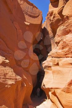  An input in the well-known canyon of the Antelope in the south of the USA
