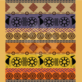 african background with decorative elements