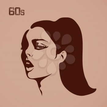 beautiful girl from the 60s