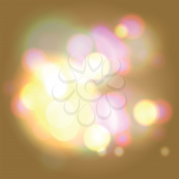 glittering lights on abstract background