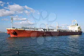 Royalty Free Photo of an Oil Cargo Ship
